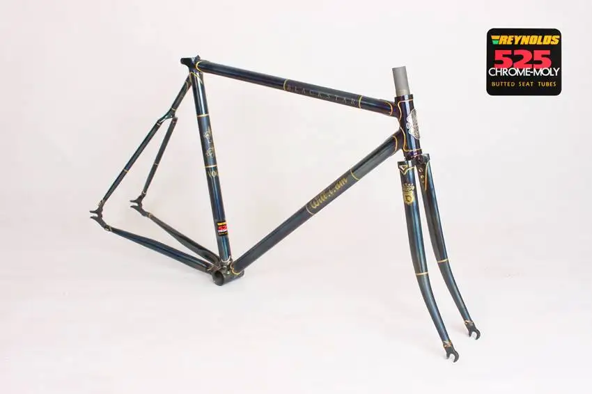 Excellent Vintage Steel Frame/Front Fork Road Bike Custom Frame/Front Fork Reynoids 525/725/853 Retro bicycle  Bicycle Accessories 1