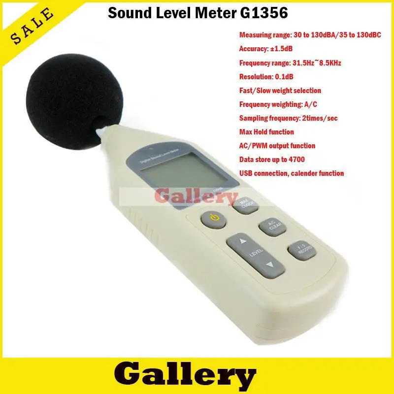 Metal Detector Dosimeter Soud Level Meter Gm1356 Noise ...