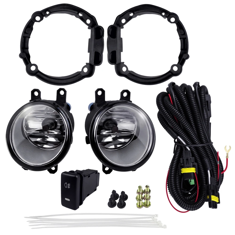

For TOYOTA AVANZAN 2012-2014 4300K 12V 55W ABS Plastic Metal Fog Light Assembly Car Lights Halogen Lamp Accessories