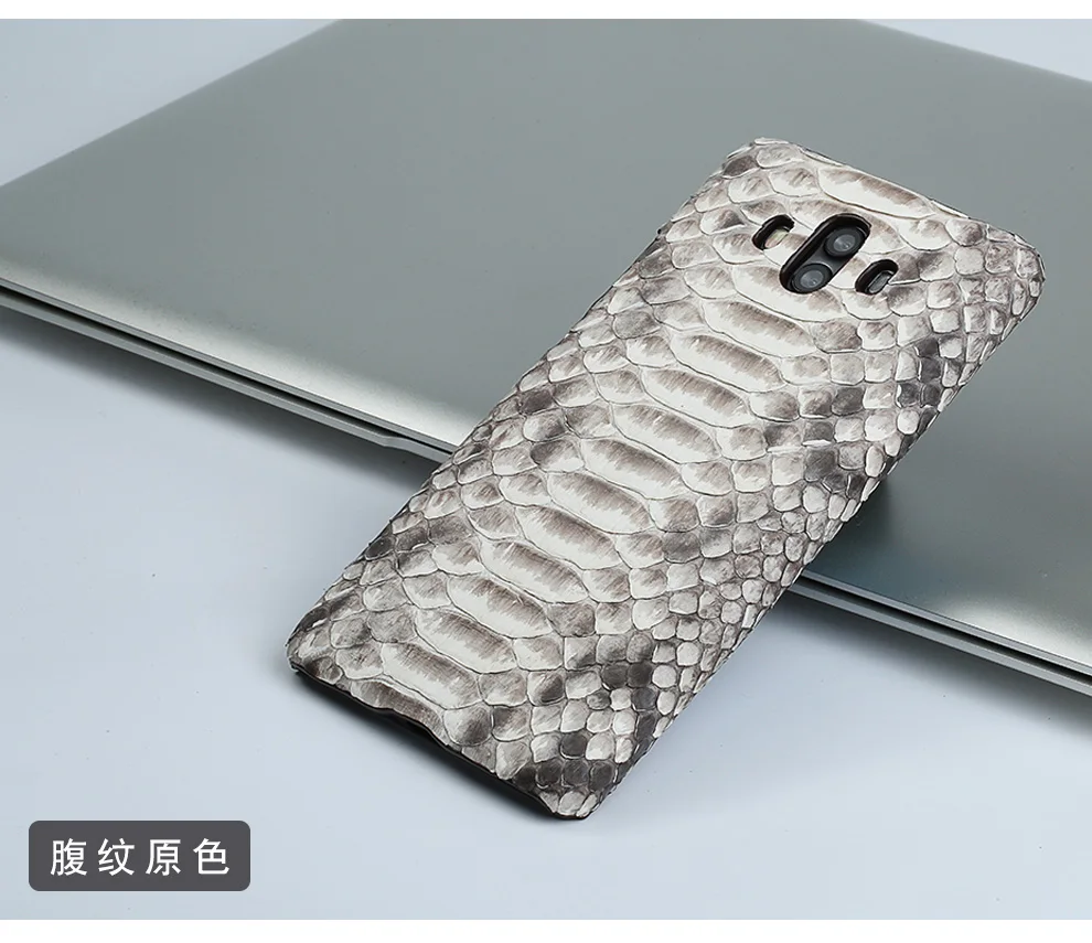 Luxo para Huawei Case do Telefone de Couro Plus Luxo Artesanal Pele Python Real Couro Genuíno Case Telefone p9 10 Luxo para huawei p9 plus luxo artesanal
