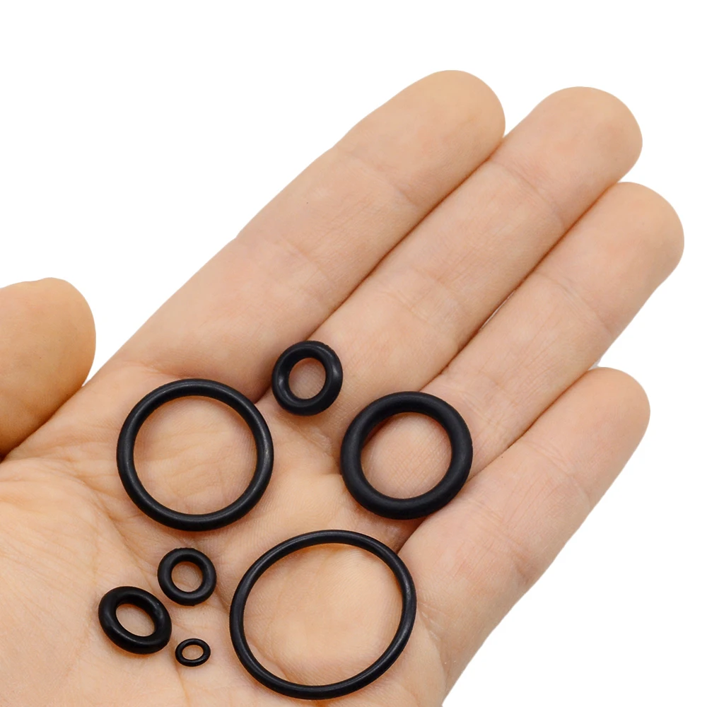 

270/300pcs Black/Green Wear Resistant General High Pressure Rubber O-Ring Ring For Industrial Valve Sealing Ring