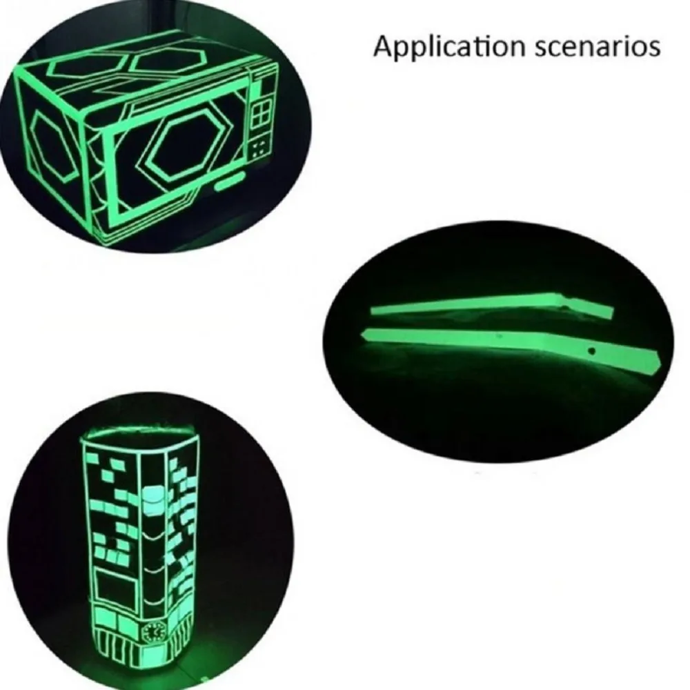 LESHP Luminous Tape 3M Length Self-adhesive Tape Night Vision Glow In Dark Safety Warning Security Stage Home Decoration Tapes