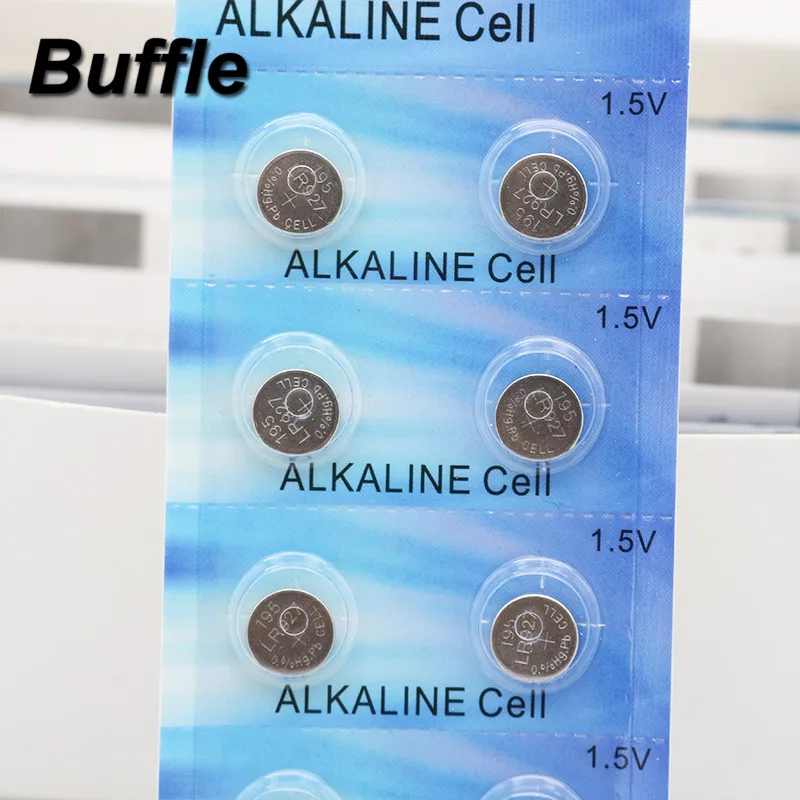 Buffle для выведения токсинов, 40 шт AG7 LR927 LR57 SR927W 399 GR927 395A 1,55 v-образная Кнопка ячейки Батарея