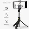 3 in 1 Wireless Bluetooth Selfie Stick for iphone/Android/Huawei Foldable Handheld Monopod Shutter Remote Extendable Mini Tripod ► Photo 2/6