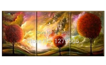 

Hand Painted Abstract Oil Paintings On Canvas Hang Picture For Living Room Wall Decor Acrylic Paintings Autumn Scenery