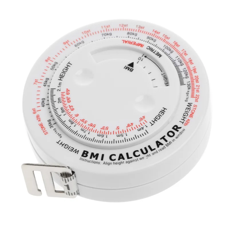 Рулетка массовый индекс выдвижной ленты 150 см мера калькулятор диета похудение ленты меры инструменты