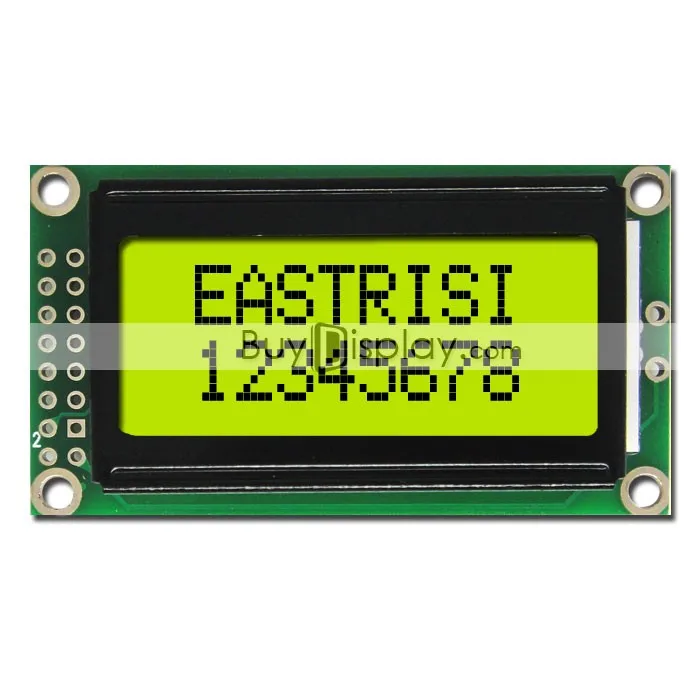 3.3V Blue 24x2 Character LCD Display Module w//Tutorial,HD44780 Controller,Bezel