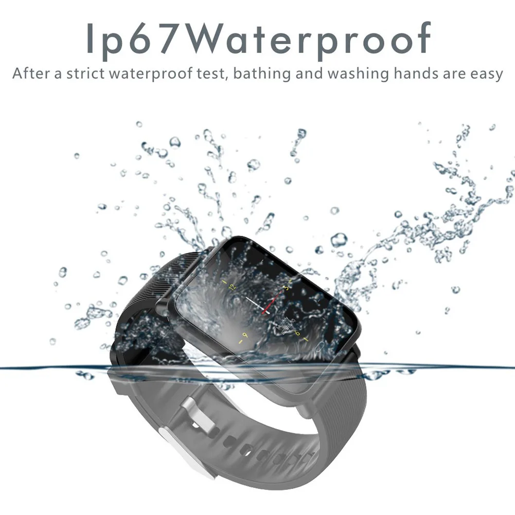Smartwatch Fitness Tracking Watch 1.3Inch Color TouchScreen Waterproof Smart Bracelet GDeals