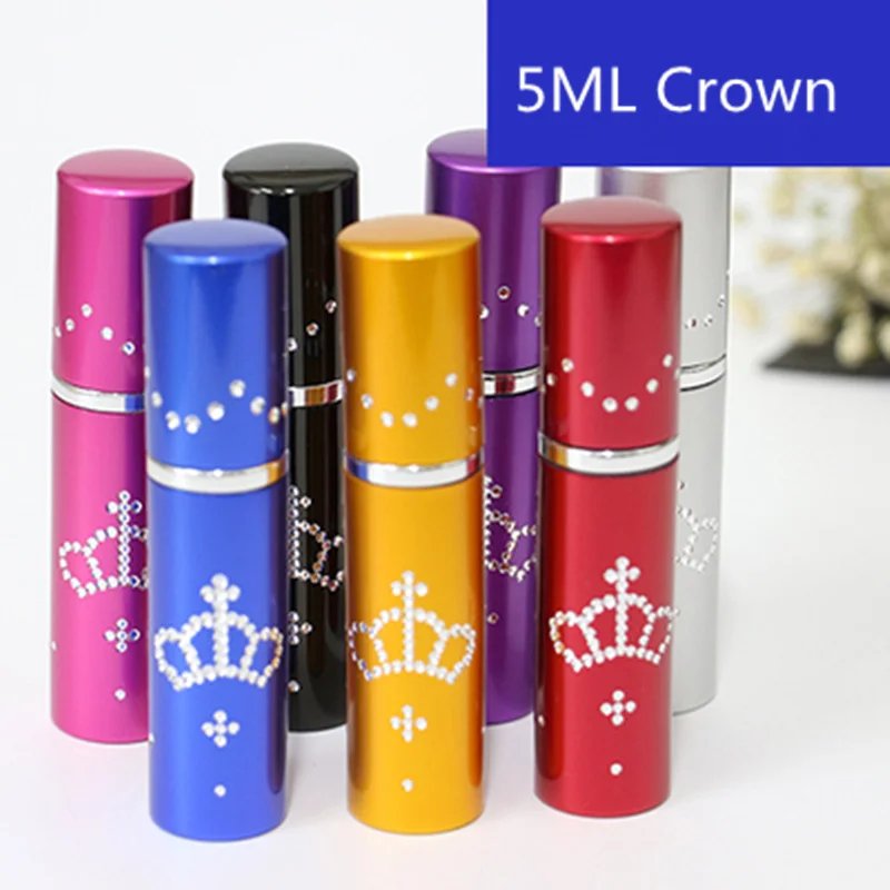 

6PCS 5ml Mini Refillable bottles Perfume Bottles With Spray Scent Pump Atomizer Bottles