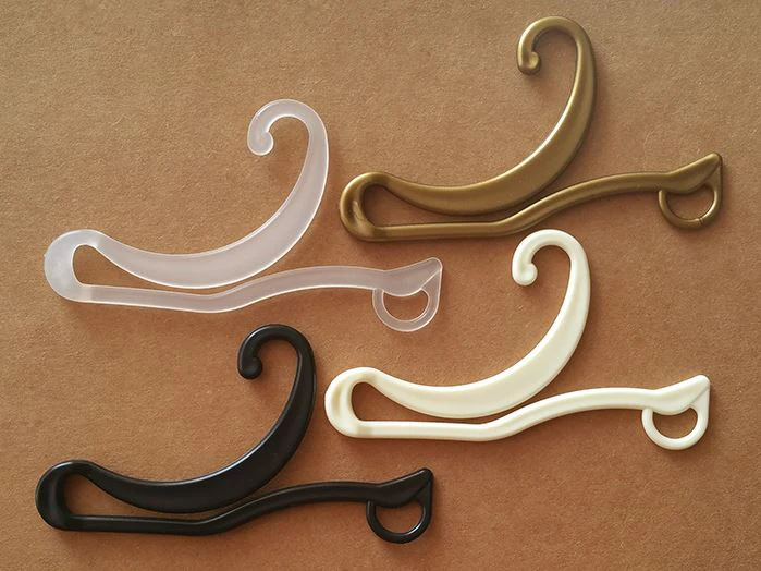 Merchandising retail sock bag holder hanger 9*4.7cm Plastic injection