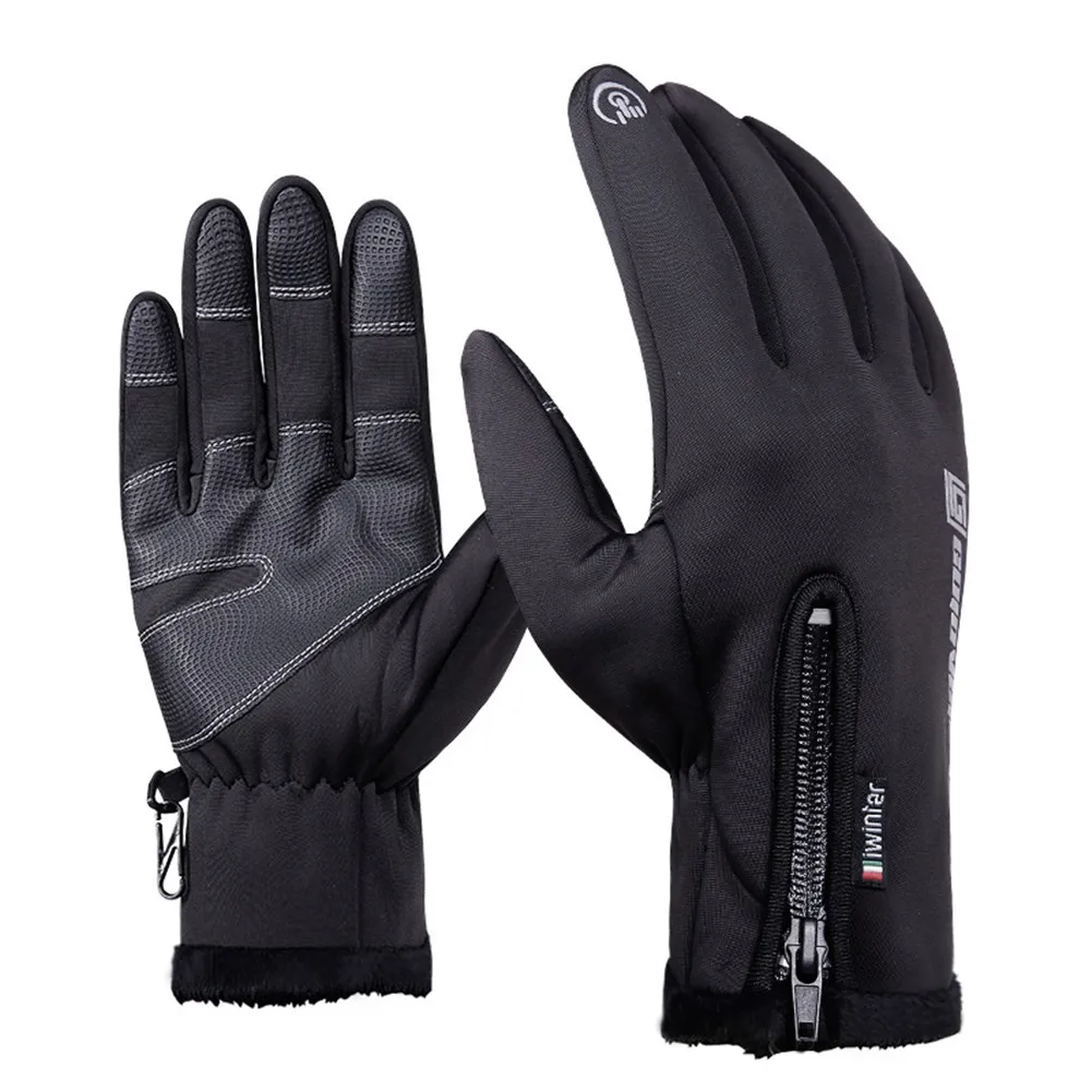 Thermal Fleece Winter Gloves Touch-screen Driving Gloves Workout Gloves Waterproof Bike Gloves for Men Women ICOCOPRO Cycling Gloves Anti-slip Shockproof Road Mountain Bike Gloves Padded