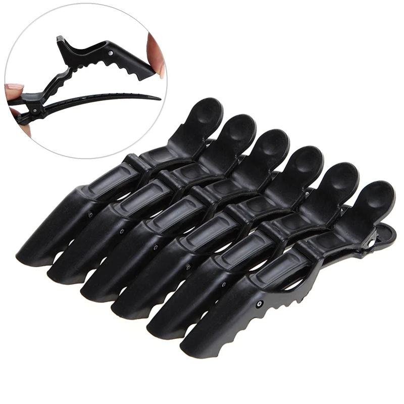 Crocodile Hair Salon Alligator Hair Clips Section Clamps Hairpins Styling Tool 