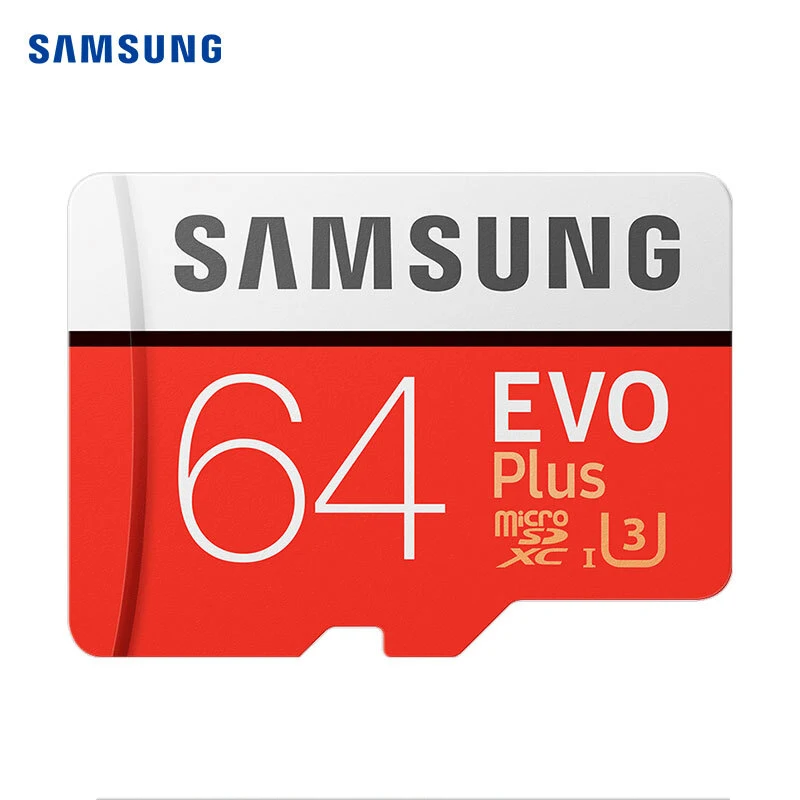 SAMSUNG Micro SD 16 ГБ 32 ГБ 64 Гб 128 ГБ 256 ГБ EVO Plus MicroSD карты памяти SDHC SDXC макс 80 м/с C10 TF Транс Флэш карта микро