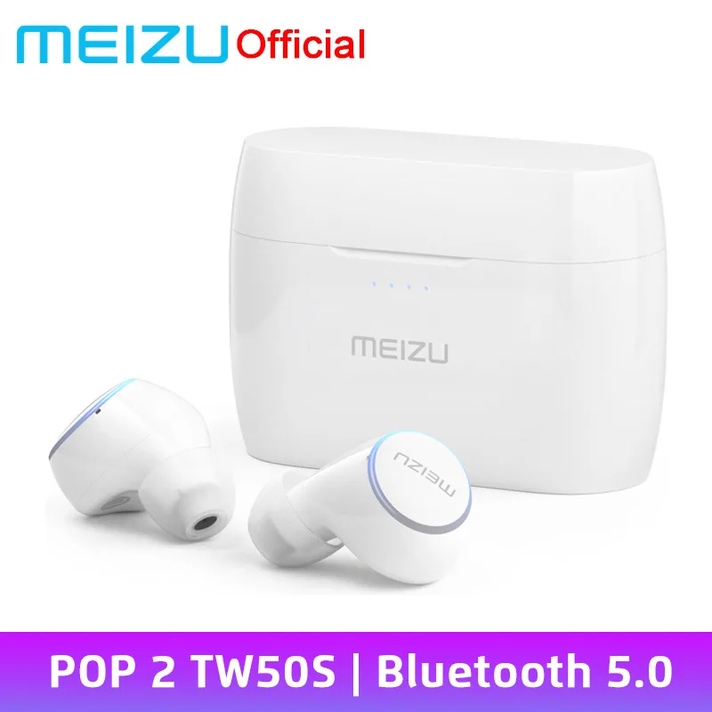 

Original Meizu POP 2 Bluetooth 5.0 Earphone TW50S Wireless Earbuds IP5X In-ear Sports Earphone Headset For 16th 16x 16