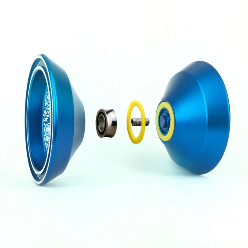 BEBOOYOYO New Metal Yoyo Professional Yoyo Set Yo Yo+ Glove+ 3 String L1 Yo-Yo Goods Classic Toys Gift Present