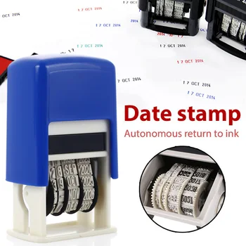 

Stamping Mud Set Date Stamps 2016-2027 DIY Handle Account Office Supplies Seal Retro Student Home Convenient Dater Art Wheel