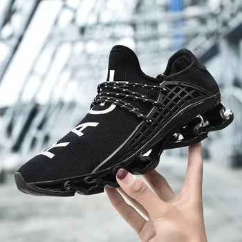 

2019 New Style Unisex Lace-Up Breathable Couple Casual Shoes Women Comfortable Mesh Shoes Men Male Non-Slip Lightweight Sneakers