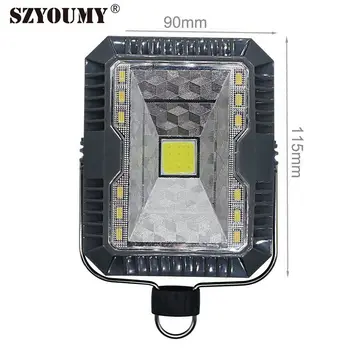 

SZYOUMY USB+Solar Charging Flashlight solar power Tent lamp Outdoor Portable led Camping Light Lantern