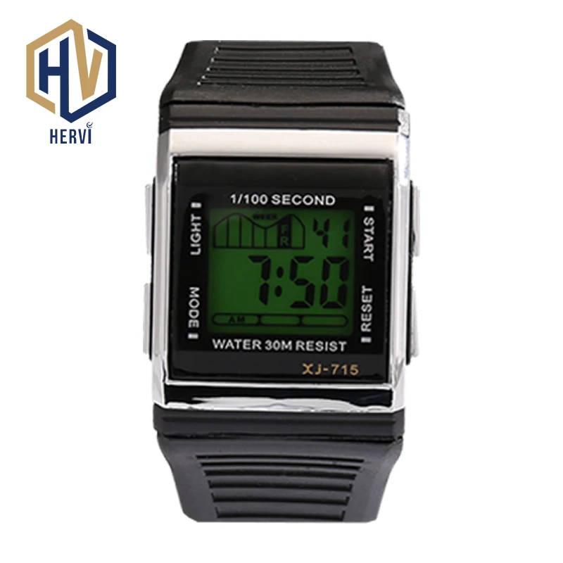 

2018 Dropshipping Top Brand Fitness Fashion Men Watch Electronic Automatic Sport Watch Waterproof Business Male Watches H715-A
