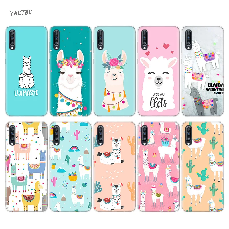 

Llama Alpaca Silicone Phone Case For Samsung Galaxy S10 Plus S10E M30 M10 A50 A30 A70 A40 M20 M10 A10 A20 A60 A80 A20E Cover