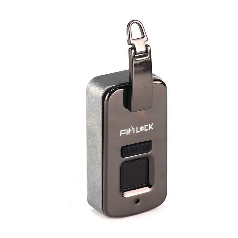 Smart Lock Anti-Theft Biometric Fingerprint Portable Safety Deadbolts for Wallet Backpack Travel Bag Handbag