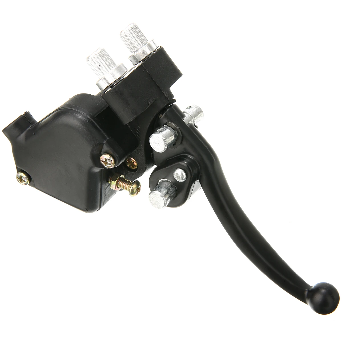 1PC Mini Moto Quad Bike ATV Thumb Throttle Front Hand Brake Lever Twin Brake Cable Black 22MM Handlebar For Honda