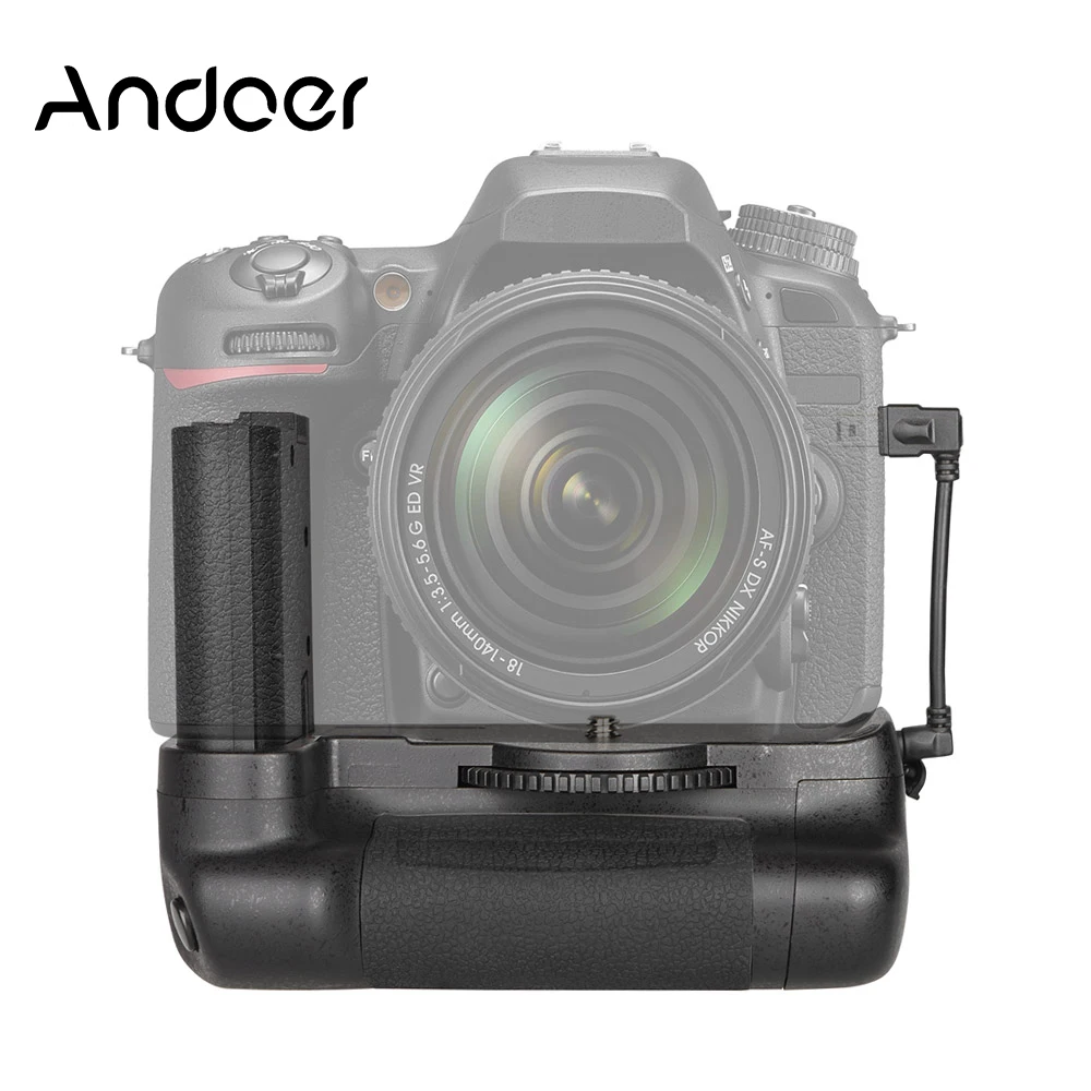 Andoer BG 2W Vertical Battery Grip Holder for Nikon D7500 Camera
