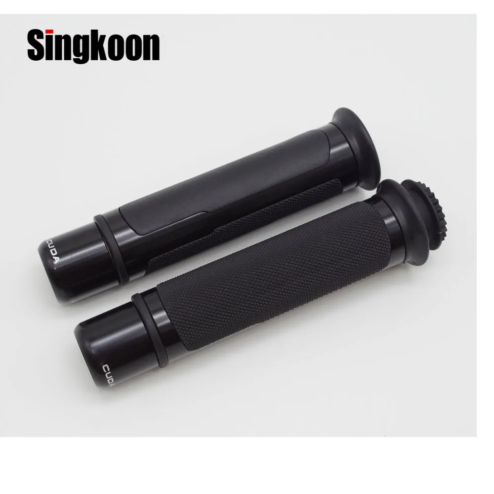 

Universal 7/8" 22MM Motorcycle handlebar grips CNC Scooter Handle Bar Grips Ends FOR Honda vfr 800 suzuki gs 500 honda cb190r