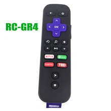 Для Roku RF RC-GR4 игры/голоса/наушники потоковое видео устройство ультра пульт дистанционного управления с разъемом для наушников Fernbedienung