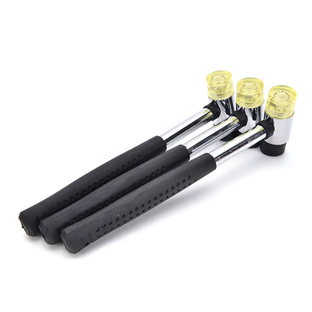 

25mm Rubber Double Sided Two-ended Mini Hammer Work Glazing Window Beads Hammer Head Soft Mallet Tool Woodworking Hand Tools