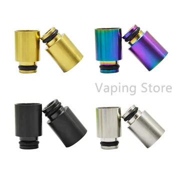 

Metal Straight Long Style Mouthpiece Polished Wide Bore 510 Drip Tip for Innokin AJAX Tank/Aspire Mulus Kit/HellVape MD RTA