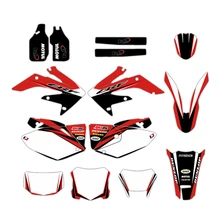 Мотоцикл графика фоны наклейка наклейки комплект для Honda CRF250X CRF 250X4 штрихи 2004-2012 2006 2007 2008 2009 2010 2011