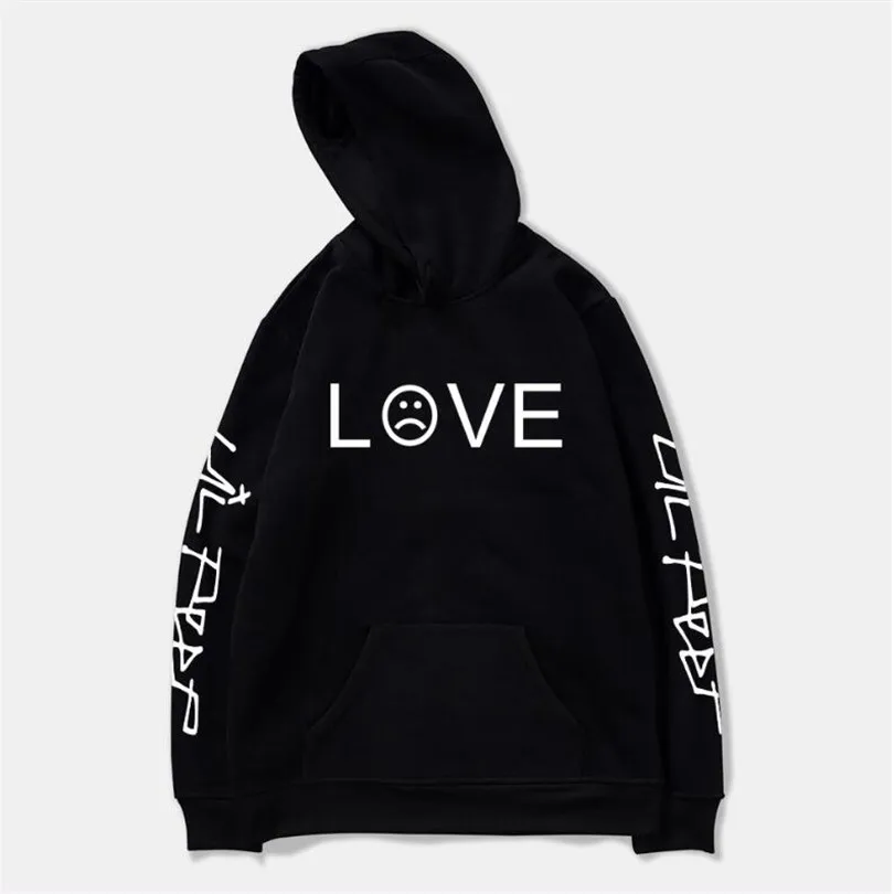

Lil Peep Love Winter Hoodies Men Sweatshirts Hooded Pullover Casual Women Homme Harajuku Fashion Sweatshirts Men Long Sleeve