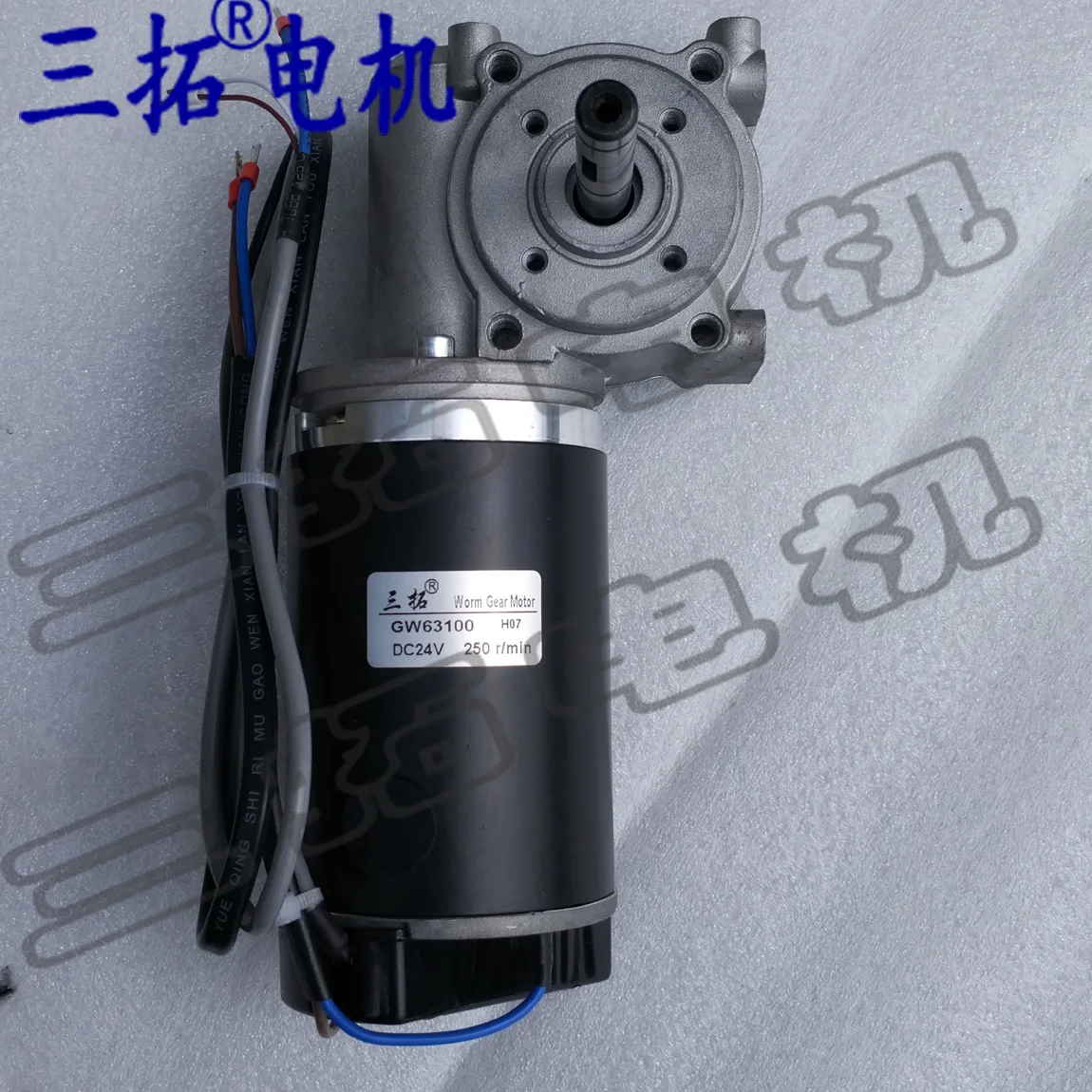 

GW63100 automatic door motor automatic glass door motor brushed DC worm gear with encoder motor
