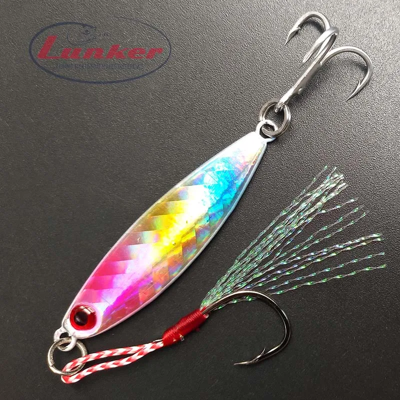 Lunker Металл shore jig 10 14 17 21g пистолет микро джиггинг ИМА длинная рыболовная сеть