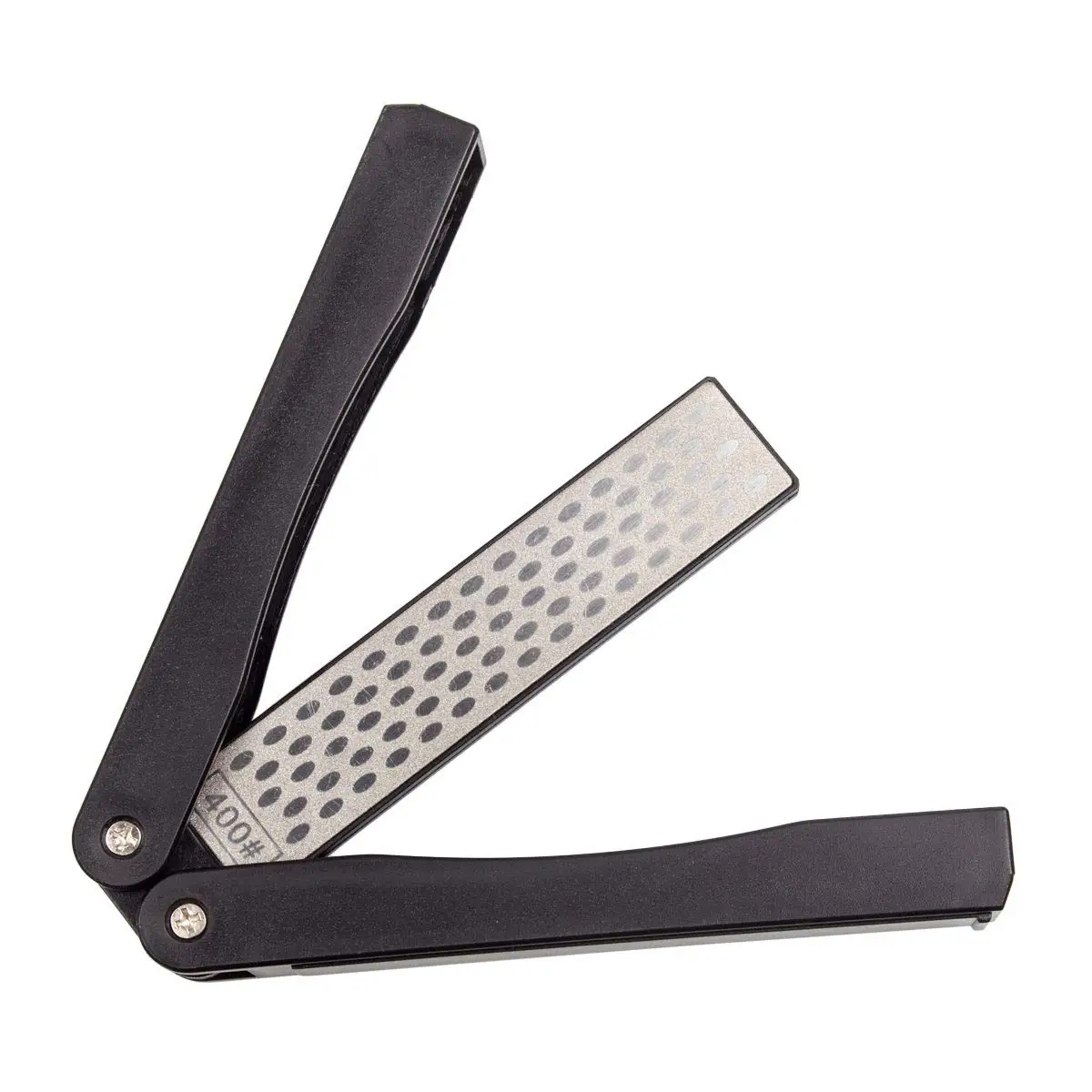 Folding Knife Sharpener Portable Handheld Double Sided Sharpener