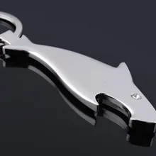 200 шт цинковый сплав Металлическая открывашка для бутылок акула брелок в виде акулы