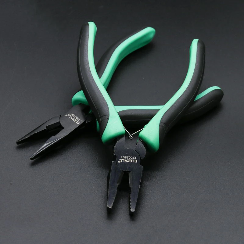 Многофункциональные ножницы ELECALL кусачки для резки плоскогубцы оборудование мини инструмент плоскогубцы пинцет зажимы многоцелевой зеленый