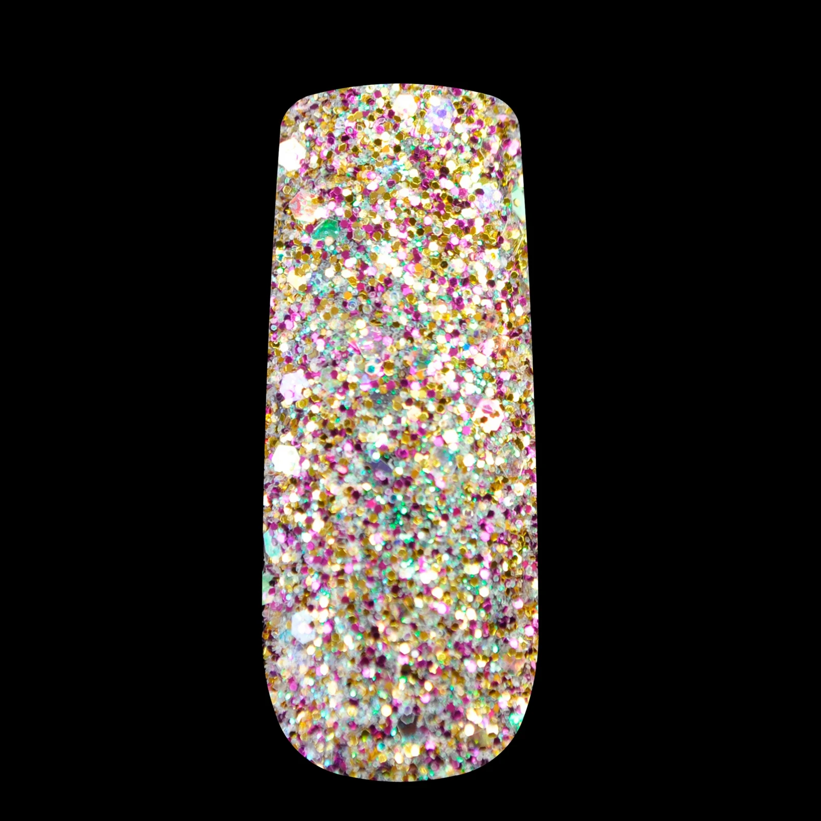 Por Nail Art Glitter Round