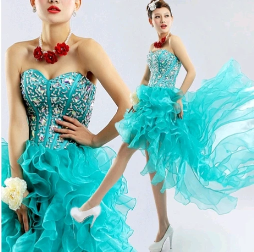 Peacock Party Dress