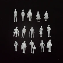 Free shipping 100pcs miniature white figures Architectural model human scale HO model ABS plastic peoples 1;150 human and peoples rights