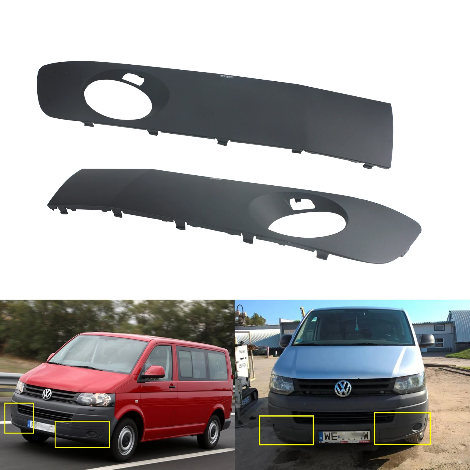 

Передняя противотумансветильник фара ANGRONG для VW Transporter T5 2010-15, левая и правая