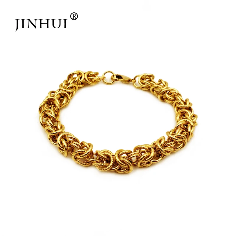 

Jin Hui Fashion New African Ethiopia Gold color Bracelet Women Party Ornament Luxury wedding Gifts Friends Dubai Bangle Jewelry