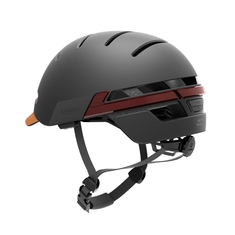 Стиль умный велосипедный шлем беспроводной поворотник руль беспроводной bluetooth-динамик для велоспорта крепления скейтбординга - Цвет: Черный