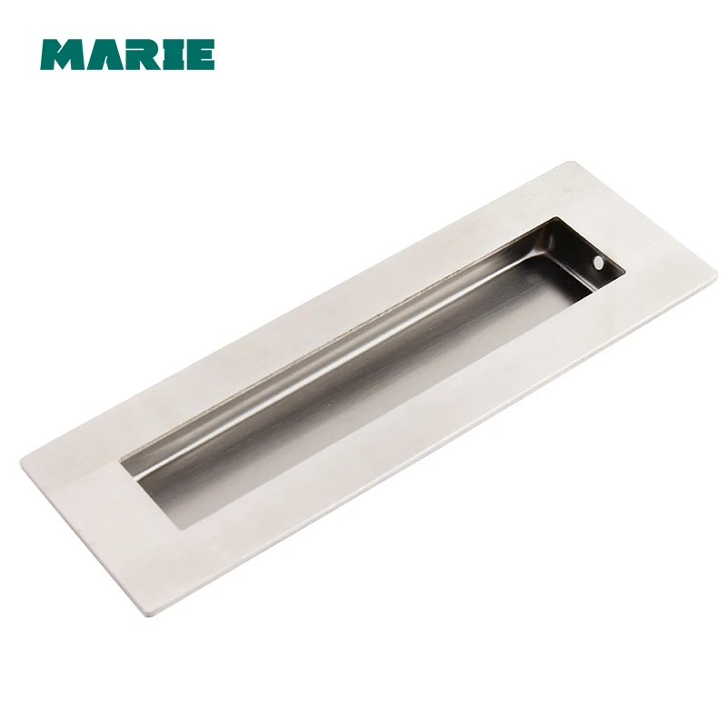 Stainless Steel 304 square handle invisible Recessed furniture Handle conceal drawer flush pull