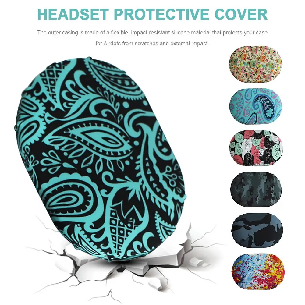

New Bluetooth Headset Case For Xiaomi AirDots Youth Edition Silicone Headset Set Storage Box Watermark Protective Cover