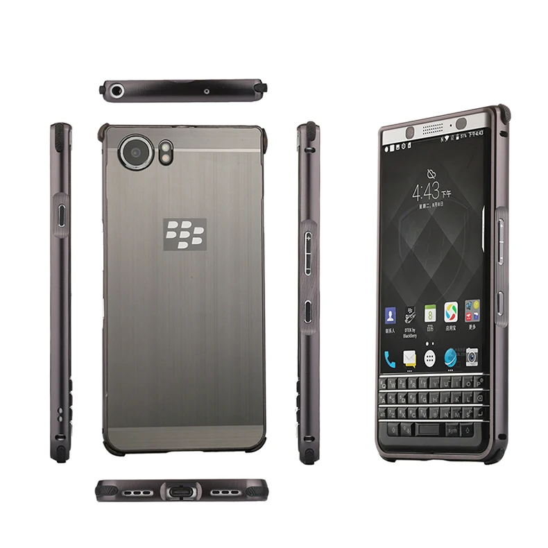 Для Blackberry keyone покрытие корпуса металлический каркас с щеткой задняя крышка Жесткий футляр для Black berry ключ два Key2 чехол Обложка для телефона