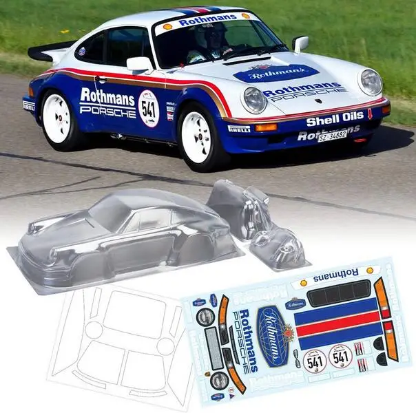 1/10 RC Drift Nitro Ep Onroad fouring Flat Body 911 PpPorschee подходит для 3R HPI KYOSHO TAMIYA YOKOMO Team Soul Magic hsp