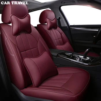 

CAR TRAVEL leather car seat cover for Audi A1 A3 A4 A5 A6 A7 A8/A8L Q3 Q5 Q7 R8 TT 8p 8l sportback auto accessories car-styling