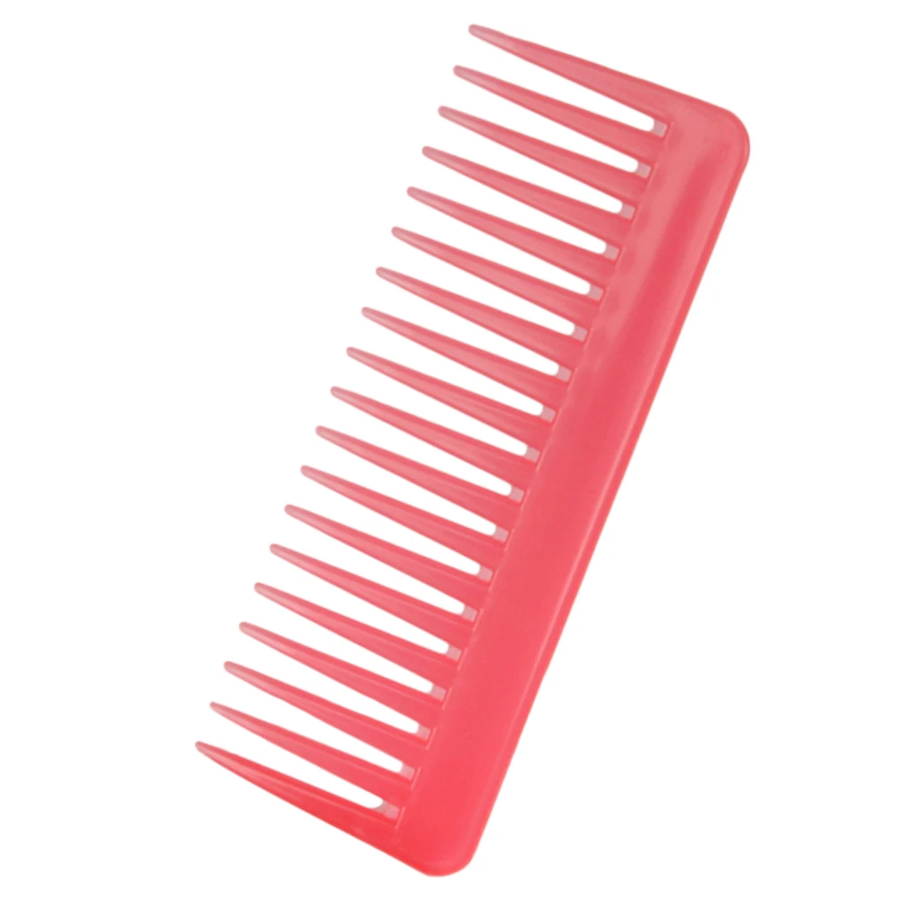 Wide Tooth Detangling Comb Salon Shampoo Hairbrush Comb ...